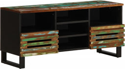vidaXL - Tv-meubel - 100x34x46 - cm - massief - acaciahout