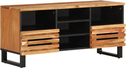 vidaXL - Tv-meubel - 100x34x46 - cm - massief - acaciahout