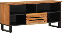 vidaXL - Tv-meubel - 100x34x46 - cm - massief - acaciahout