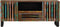 vidaXL - Tv-meubel - 100x34x46 - cm - massief - acaciahout