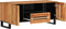 vidaXL - Tv-meubel - 100x34x46 - cm - massief - acaciahout