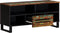 vidaXL - Tv-meubel - 100x34x46 - cm - massief - acaciahout