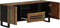 vidaXL - Tv-meubel - 100x34x46 - cm - massief - acaciahout