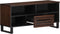 vidaXL - Tv-meubel - 100x34x46 - cm - massief - mangohout - bruin