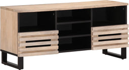 vidaXL - Tv-meubel - 100x34x46 - cm - massief - mangohout