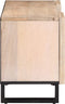 vidaXL - Tv-meubel - 100x34x46 - cm - massief - mangohout