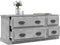 vidaXL - Tv-meubel - 100x35,5x45 - cm - bewerkt - hout - betongrijs