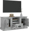 vidaXL - Tv-meubel - 100x35,5x45 - cm - bewerkt - hout - betongrijs