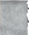 vidaXL - Tv-meubel - 100x35,5x45 - cm - bewerkt - hout - betongrijs