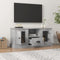 vidaXL - Tv-meubel - 100x35,5x45 - cm - bewerkt - hout - betongrijs