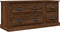 vidaXL - Tv-meubel - 100x35,5x45 - cm - bewerkt - hout - bruin - eikenkleur