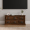 vidaXL - Tv-meubel - 100x35,5x45 - cm - bewerkt - hout - bruin - eikenkleur