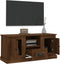 vidaXL - Tv-meubel - 100x35,5x45 - cm - bewerkt - hout - bruin - eikenkleur