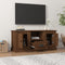 vidaXL - Tv-meubel - 100x35,5x45 - cm - bewerkt - hout - bruin - eikenkleur