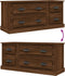 vidaXL - Tv-meubel - 100x35,5x45 - cm - bewerkt - hout - bruin - eikenkleur