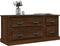 vidaXL - Tv-meubel - 100x35,5x45 - cm - bewerkt - hout - bruin - eikenkleur