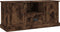 vidaXL - Tv-meubel - 100x35,5x45 - cm - bewerkt - hout - gerookt - eikenkleurig