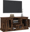 vidaXL - Tv-meubel - 100x35,5x45 - cm - bewerkt - hout - gerookt - eikenkleurig