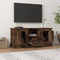 vidaXL - Tv-meubel - 100x35,5x45 - cm - bewerkt - hout - gerookt - eikenkleurig