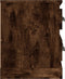 vidaXL - Tv-meubel - 100x35,5x45 - cm - bewerkt - hout - gerookt - eikenkleurig