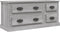 vidaXL - Tv-meubel - 100x35,5x45 - cm - bewerkt - hout - grijs - sonoma - eikenkleurig