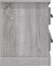 vidaXL - Tv-meubel - 100x35,5x45 - cm - bewerkt - hout - grijs - sonoma - eikenkleurig