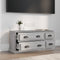 vidaXL - Tv-meubel - 100x35,5x45 - cm - bewerkt - hout - grijs - sonoma - eikenkleurig