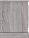 vidaXL - Tv-meubel - 100x35,5x45 - cm - bewerkt - hout - grijs - sonoma - eikenkleurig