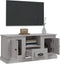 vidaXL - Tv-meubel - 100x35,5x45 - cm - bewerkt - hout - grijs - sonoma - eikenkleurig