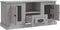 vidaXL - Tv-meubel - 100x35,5x45 - cm - bewerkt - hout - grijs - sonoma - eikenkleurig