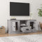 vidaXL - Tv-meubel - 100x35,5x45 - cm - bewerkt - hout - grijs - sonoma - eikenkleurig