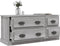 vidaXL - Tv-meubel - 100x35,5x45 - cm - bewerkt - hout - grijs - sonoma - eikenkleurig