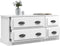 vidaXL - Tv-meubel - 100x35,5x45 - cm - bewerkt - hout - hoogglans - wit