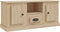 vidaXL - Tv-meubel - 100x35,5x45 - cm - bewerkt - hout - sonoma - eikenkleurig