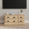 vidaXL - Tv-meubel - 100x35,5x45 - cm - bewerkt - hout - sonoma - eikenkleurig