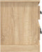 vidaXL - Tv-meubel - 100x35,5x45 - cm - bewerkt - hout - sonoma - eikenkleurig