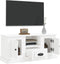 vidaXL - Tv-meubel - 100x35,5x45 - cm - bewerkt - hout - wit