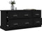 vidaXL - Tv-meubel - 100x35,5x45 - cm - bewerkt - hout - zwart
