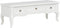 vidaXL - Tv-meubel - 100x35x35 - grenenhout - wit