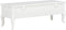 vidaXL - Tv-meubel - 100x35x35 - grenenhout - wit