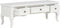 vidaXL - Tv-meubel - 100x35x35 - grenenhout - wit