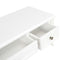 vidaXL - Tv-meubel - 100x35x35 - grenenhout - wit