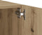 vidaXL - Tv-meubel - 100x35x40 - cm - bewerkt - hout - artisanaal - eikenkleurig