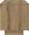 vidaXL - Tv-meubel - 100x35x40 - cm - bewerkt - hout - artisanaal - eikenkleurig