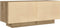 vidaXL - Tv-meubel - 100x35x40 - cm - bewerkt - hout - artisanaal - eikenkleurig