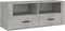 vidaXL - Tv-meubel - 100x35x40 - cm - bewerkt - hout - betongrijs