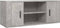 vidaXL - Tv-meubel - 100x35x40 - cm - bewerkt - hout - betongrijs