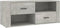vidaXL - Tv-meubel - 100x35x40 - cm - bewerkt - hout - betongrijs