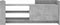 vidaXL - Tv-meubel - 100x35x40 - cm - bewerkt - hout - betongrijs