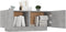 vidaXL - Tv-meubel - 100x35x40 - cm - bewerkt - hout - betongrijs